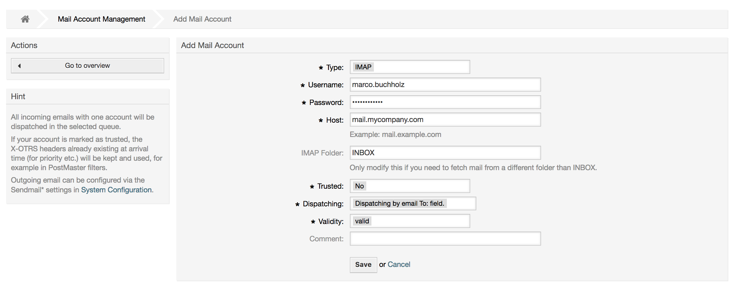 Einen E-Mail-Account hinzufügen