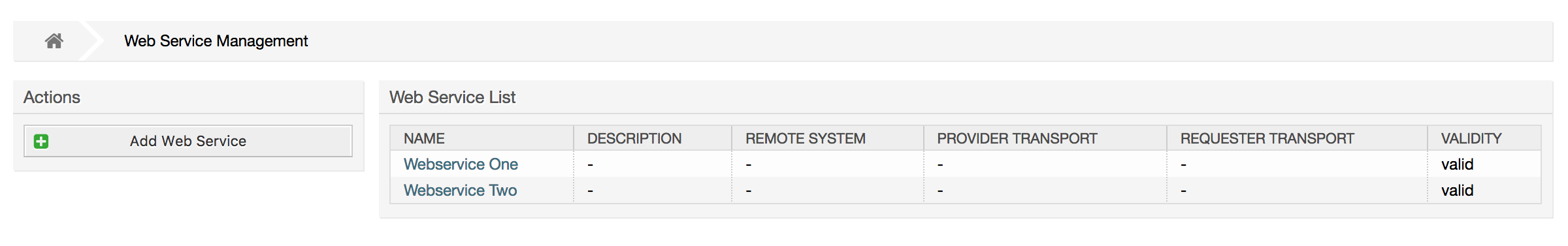 Web services overview