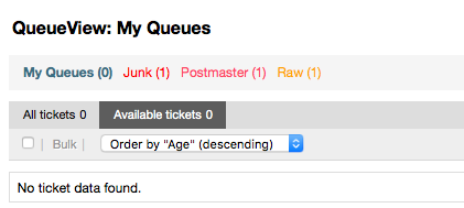 Queue-Ansicht (Standard) für Agenten