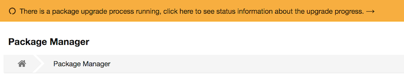 Package Manager Update All Installed Packages In Progress Notification