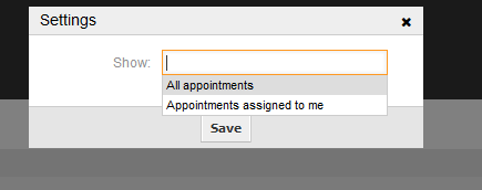 User preferences for calendar overview screen