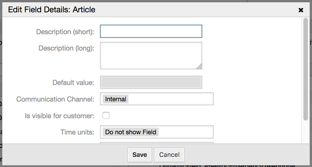 Edit field details (Article)