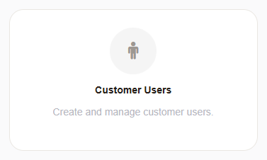 Admin Badge Customer User