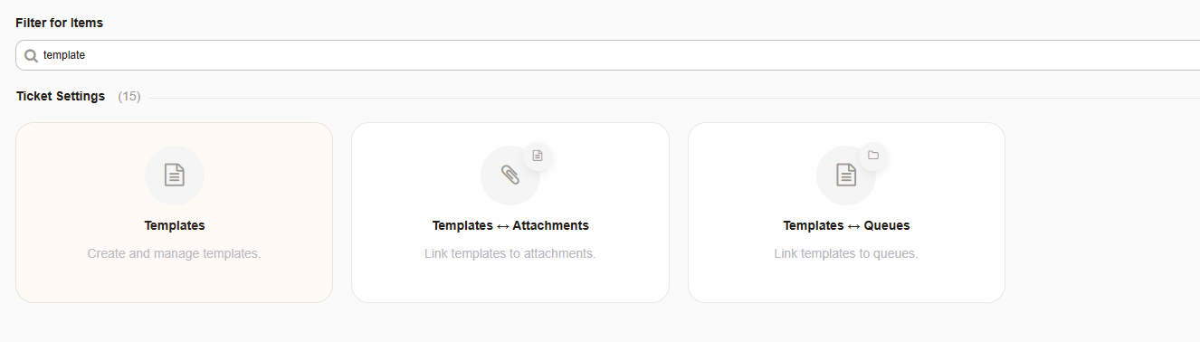 Overview Of Template Administrator Modules