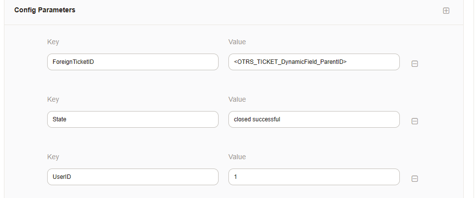 Example usage for executing a module on a foreign ticket.