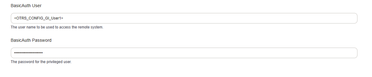 System Configuration configuration tag in web service configuration