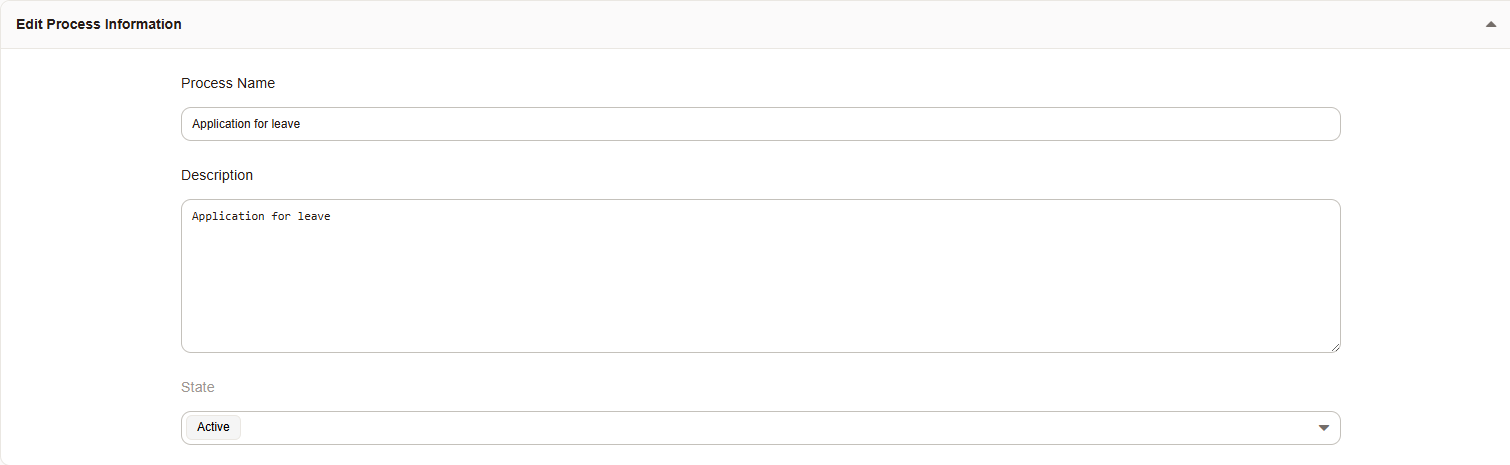 Process Management General Information