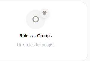 Admin Badge Role Groups